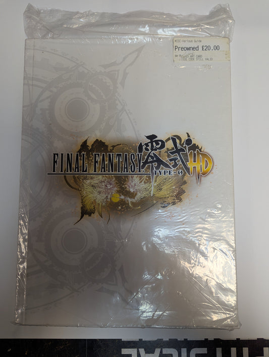 Final Fantasy Type-0 HD Official Strategy Game Guide Hardback Edition